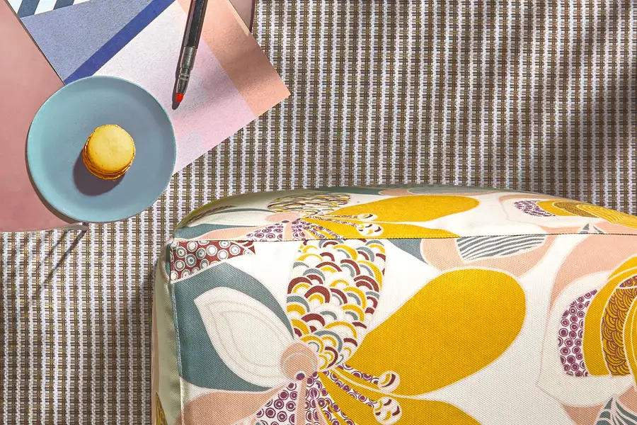 Stain-resistant water-repellent fabrics for furnishings.